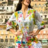 Vestido con abertura frontal de Antica Sartoria